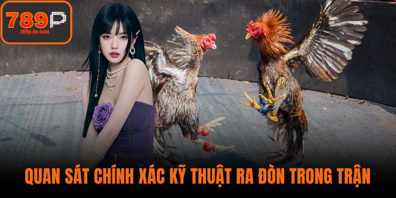 Quan sát chính xác kỹ thuật ra đòn trong trận